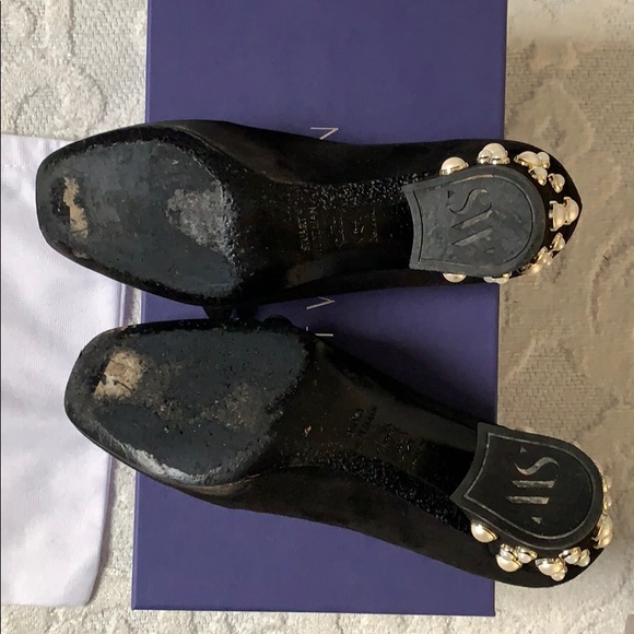 Stuart Weizman black suede shoes - Picture 4 of 6